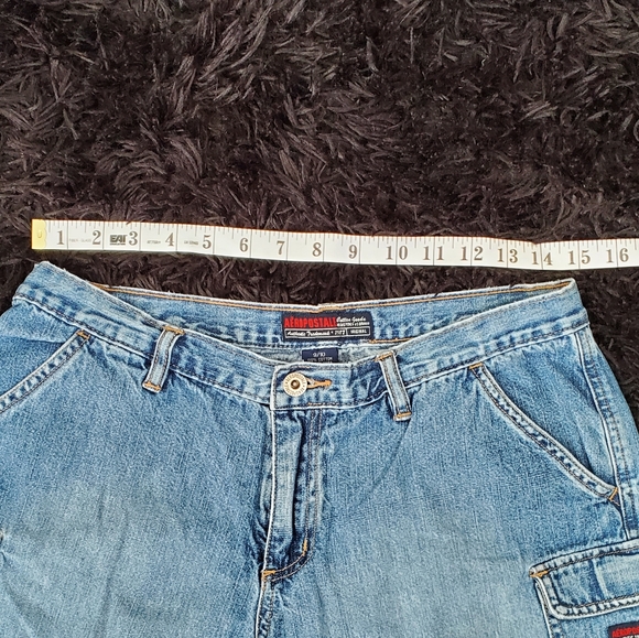 Aeropostostale 9 / 10 Jean Shorts Cargo - Picture 5 of 12